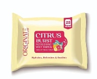 Originate Citrus Refreshing Wet Wipes 25pcs