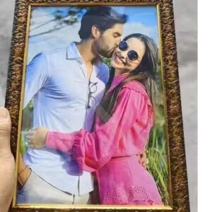 Private Label Customized Couple Photi Fream Black Colour