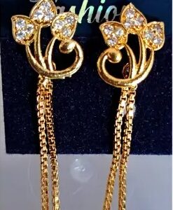 Private Label Women Goldren Colour Earing