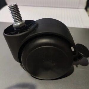 Private Label Plastic Black Chair caster wheel Pack Of 5