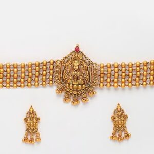 Panash Women South Indian Gold Plated Jewellary Set For Women