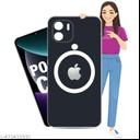 Private Label Mi redmi A2 plus Desiner Back Cover Black Colour