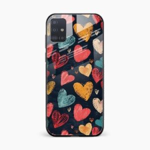 Private Label Samsun M51 Back Cover Black Colour