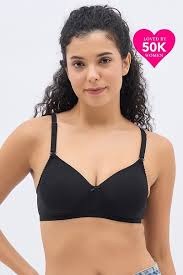 Clovia Womens Padded Bra Black Colour 85cm