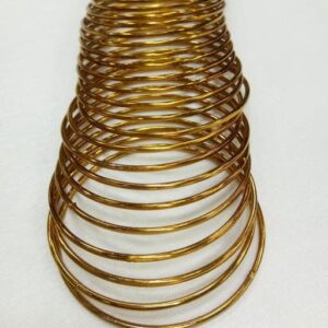 Private Lable Antique gold polish churi Steel Bracelet Bangles 2by 2