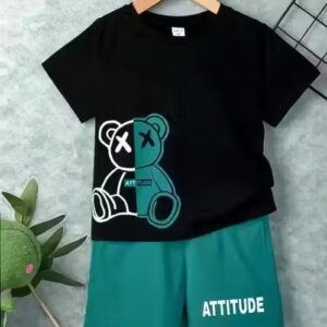 Private Label Princess Elegant Boys Top Bottom Sets Free size Black