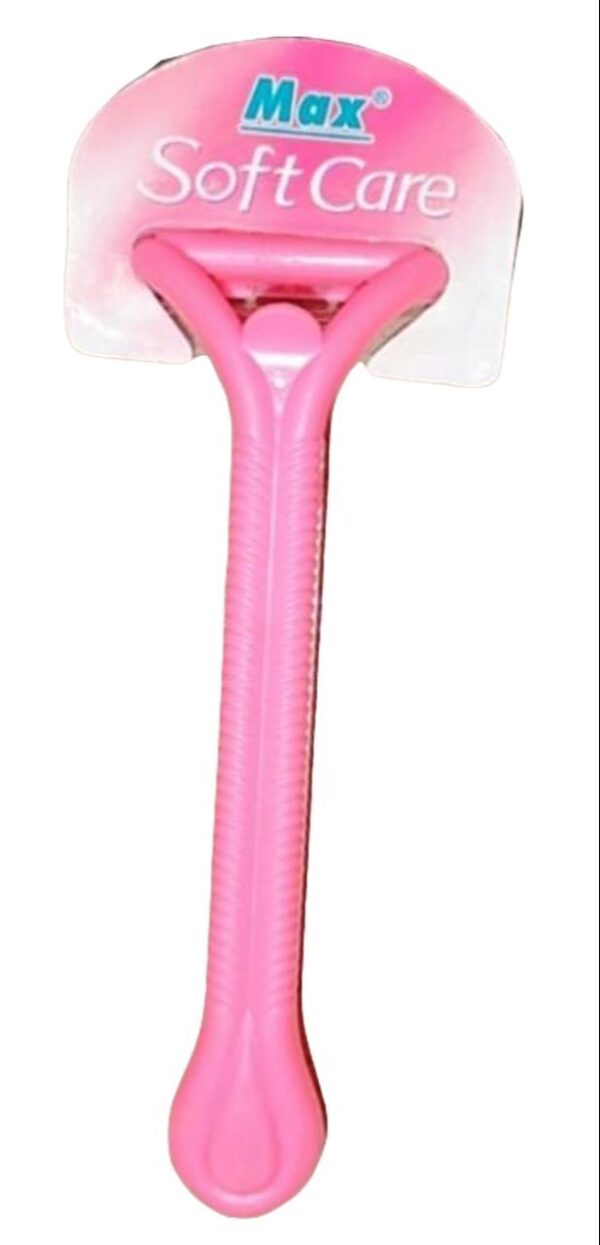 Max Soft Care Pink Colour Razor pack of 10 Each
