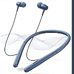SKYPHR Wireless Neckband Earphone Blue