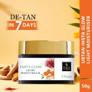 Good Vibes Insta Glow Light Moisturiser Ubtan 50 gm