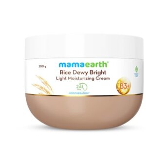 Mamaearth Rice Dewy Bright Light Moisturizing Cream 200G