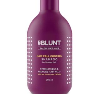 BBlunt Hair Fall Control Shampoo with Pea Protein AND Caffeine for Stronger Hair 300 ml