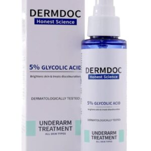 DERMDOC by Purplle 5 PERCENT Glycolic Acid Underarm Brightening Spray Treatment 100 ml
