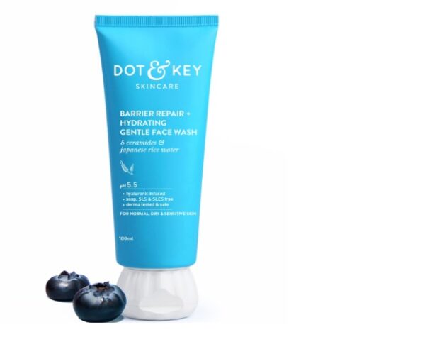 DOT AND KEY Barrier Repair Hydrating Gentle Face Wash With Probiotic 15ML
