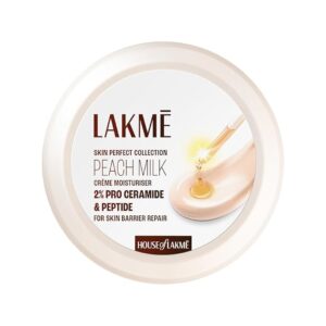 Lakme Peach Milk Soft Crme Moisturizer Light Weight Face Cream with 24hr Moisture Lock 50g