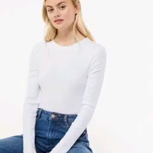 Savana Women White Colour Crop Top Free Size