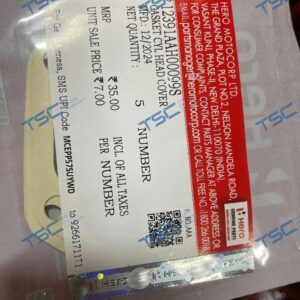 HERO GENUINE GASKET CYL HEAD COVER 12391AAH00099S