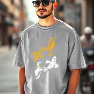 Private Label Mens Grey Colour T Shirt L Size