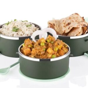 Private Label 3 layers Lunch Box GREEN