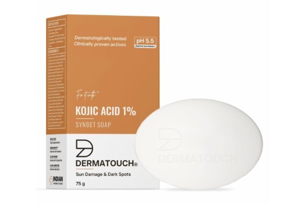 DERMATOUCH Kojic Acid 1PERCENT Soap with Glutathione 75g