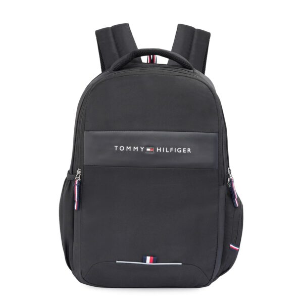 Tommy Hilfiger Joshua Polyester Unisex 15 Inch Laptop Backpack Black