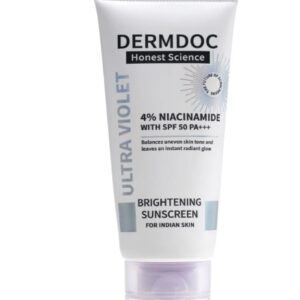 DERMDOC 4 PERCENT Niacinamide Brightening Sunscreen with SPF 50 60GM