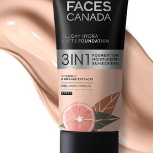 FACES CANADAV 3 in 1 All Day Hydra Matte SPF30 Foundation 25ml Rose Ivory 011