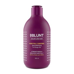 BBlunt Hair Fall Control Shampoo with Pea Protein Caffeine for Stronger Hair 300 ml