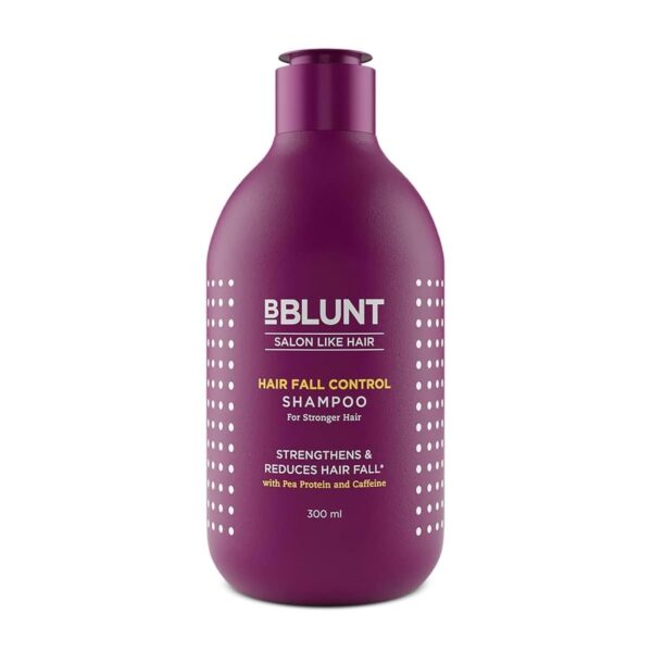 BBlunt Hair Fall Control Shampoo with Pea Protein Caffeine for Stronger Hair 300 ml