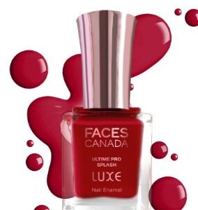 FACESCANADA Ultime Pro Splash Matte Nail Enamel RED 8ML