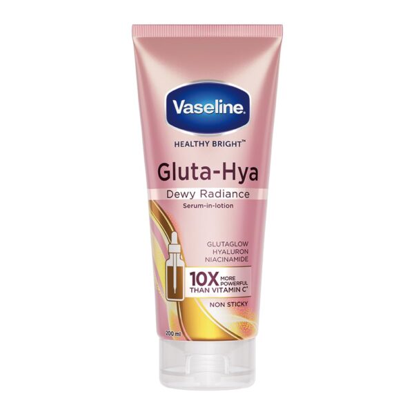 Vaseline Gluta Hya Dewy Radiance Lotion for Face Body 200ml