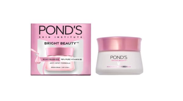 Ponds Bright Beauty Anti Spot Serum Cream with Niacinamide and SPF 15 PA 35g