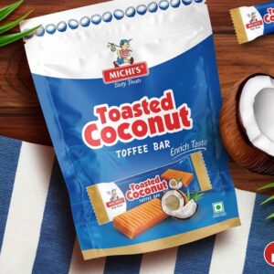 Michis Toasted Coconut Flavoured Candy Toffee 175g