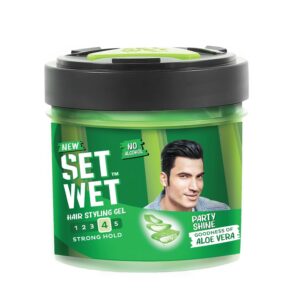 Set Wet Styling Hair Gel for Men Party Shine 250gm