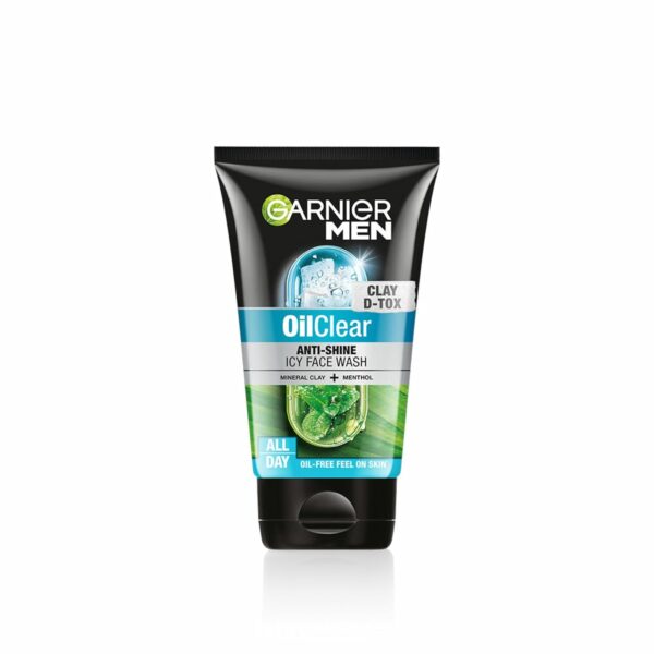 Garnier Men Oil Clear Clay DTox Deep Cleansing Icy Face Wash 100gm