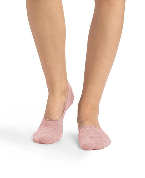 Jockey Womens Microfiber and Compact Cotton Stretch No Show Socks Skin Colour