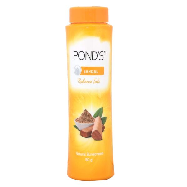 PONDS Sandal Radiance Talcum Powder Natural Sunscreen Pack of 50
