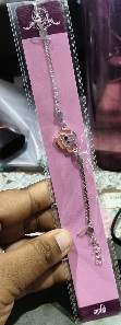 Private Label Silver Colour Rakhi