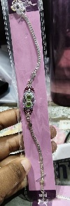 Private Label Silver Colour Rakhi