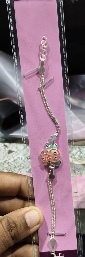 Private Label Silver Colour Rakhi