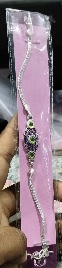 Private Label Silver Colour Rakhi