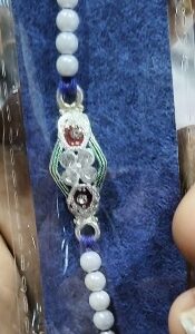 Private Label Silver Colour Rakhi