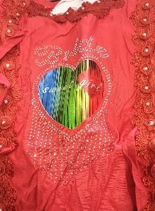 Private Label Womens Red Top M Size