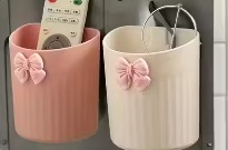 Private Label Pack of 2 Cute Toothbrush and Toothpaste Holder Cups