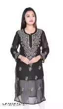 Private Label Womens Black Kurti 36 Size