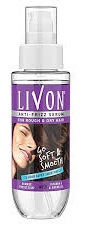 Livon Serum Anti Frizz Serum For Rough And Dry Hair With Vitamin E And Argan Oil Damage Protection100 ml