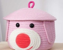 Private Label Storage Gift Basket Pink