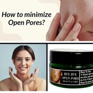 Private Label BYE BYE OPEN PORE FACE CREAM FOR PORE TIGHTENING WITH 50 ml