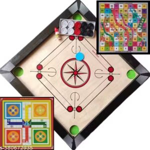 Private Label Carrom Boad And Ludo Set