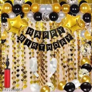 Private Label Happy Birthday Decoration Kit Combo Multi Colour