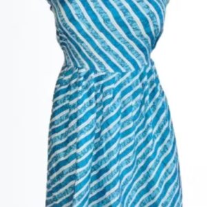 Private Label Sky Colour Dress Women XXS Size